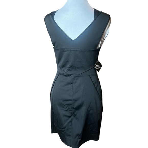 Nasty Gal Black Cutout Mini Dress Reversible Zip Front Bodycon Size Small NWT - Picture 5 of 8